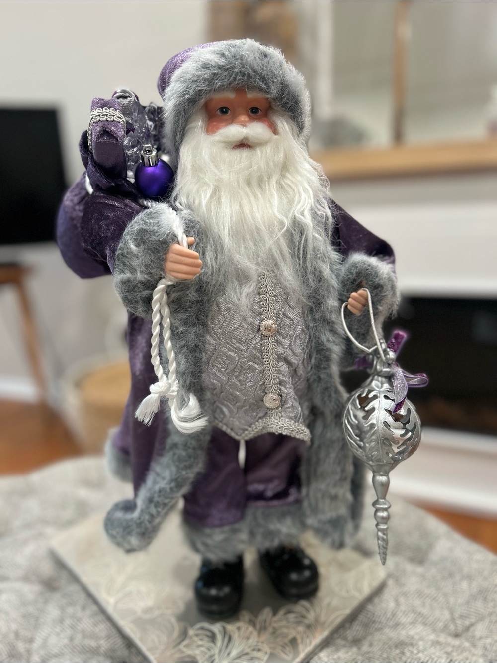 Purple Santa- 20”
